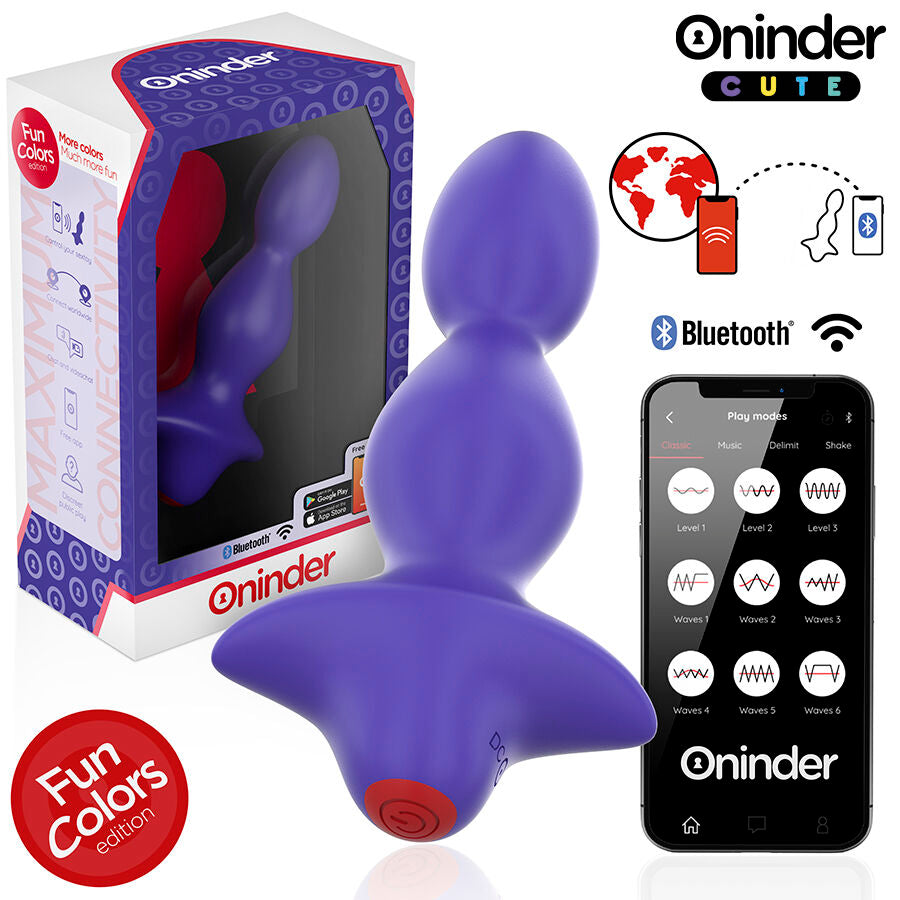 ONINDER CUTE Anal Vibrator – Deep Stimulation with App Control