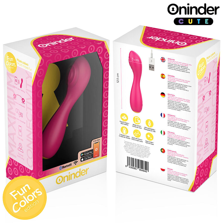 ONINDER CUTE Vibrator – Compact Power with Tapping Mode and App Control