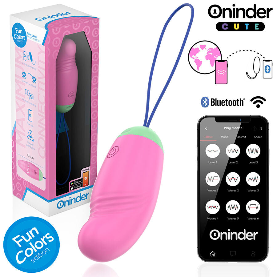 ONINDER CUTE Vibrating Egg – Discreet Stimulation with Wave Technology and App