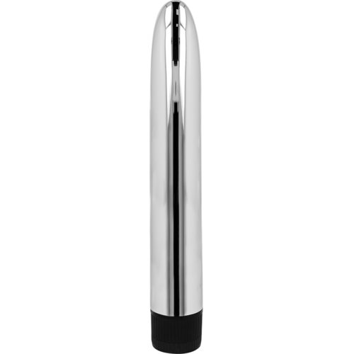 OHMAMA - CLASSIC SILVER VIBRATOR 17.5 CM