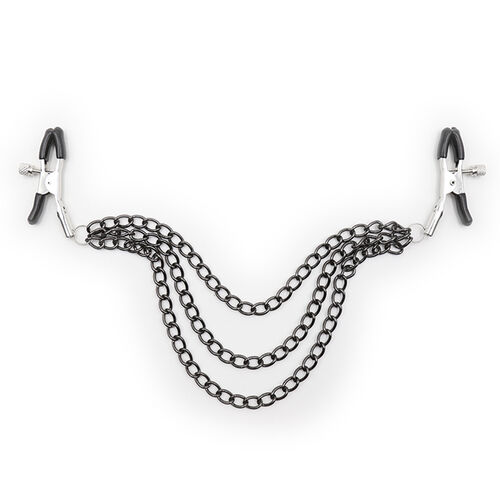 OHMAMA BLACK NIPPLE CLAMPS WITH MULTI CHAINS