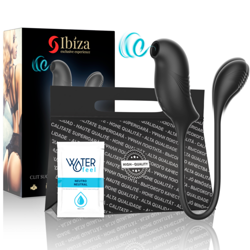 IBIZA - STIMULATOR WITH MAGIC CLITORIS SUCTIONER AND VIBRATION