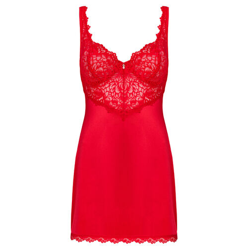 OBSESSIVE - CHEMISE ET STRING LOVE CHERRIS L/XL