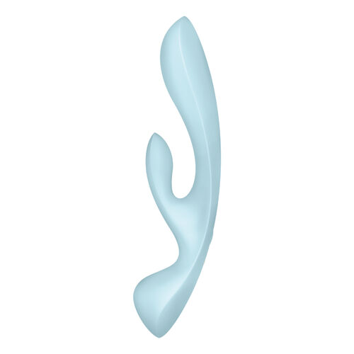 SATISFYER - TRIPLE OH HYBRID VIBRATION BLAU