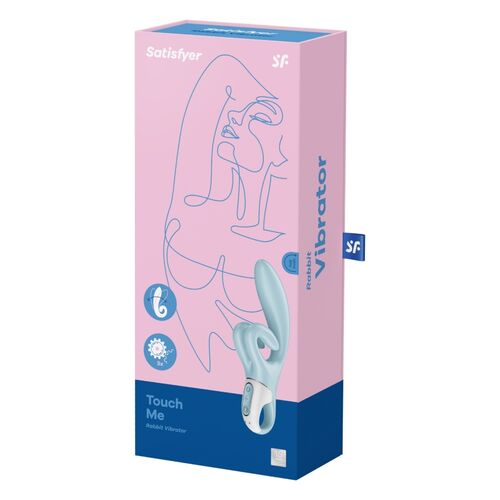 SATISFYER - TOUCH ME VIBRADOR RABBIT AZUL