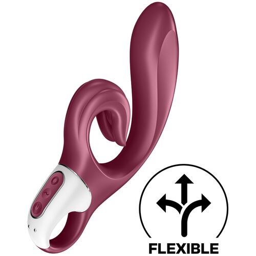 SATISFYER - LOVE ME RABBIT VIBRATION RED