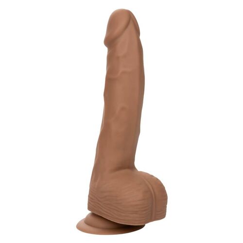 CALEXOTICS - PREGOS DE SILICONE 20.32 CM CASTANHO