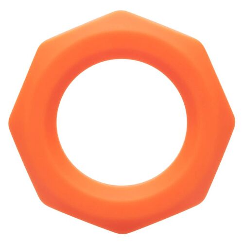 CALEXOTICS - BAGUE ALPHA SEXAGON ORANGE