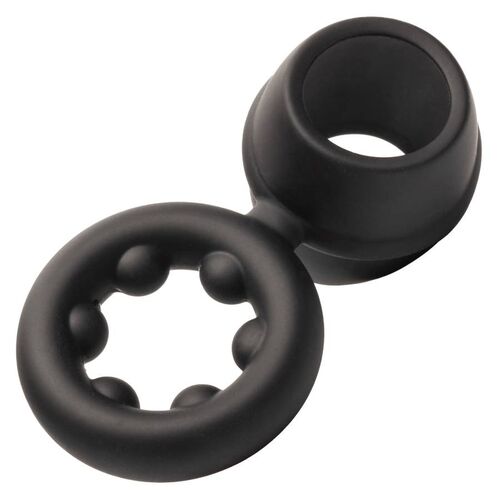 CALEXOTICS - ALPHA DUAL MAGNUM RING BLACK