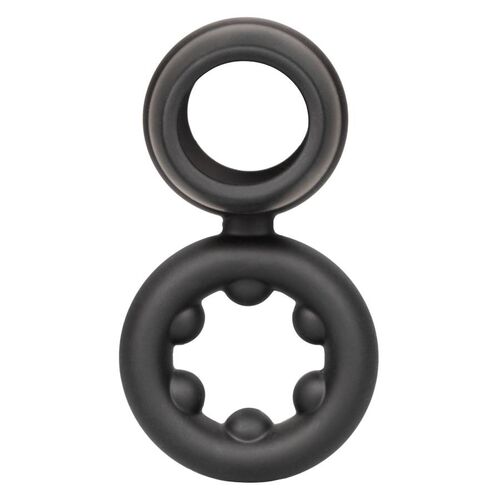 CALEXOTICS - ALPHA DUAL MAGNUM RING NEGRO