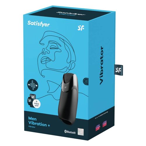 SATISFYER - HOMME VIBRATION+ NOIR