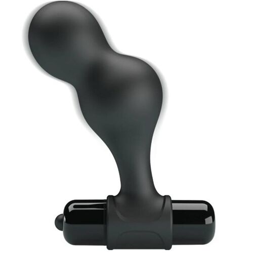 MR PLAY - PLUG ANALE VIBRATORE IN SILICONE NERO