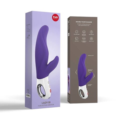 FUN FACTORY - VIBRATEUR DOUBLE LADY BI VIOLET