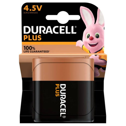 DURACELL - PLUS POWER 100 ALKALINE BATTERY 4.5V 3LR12 BLISTER*1