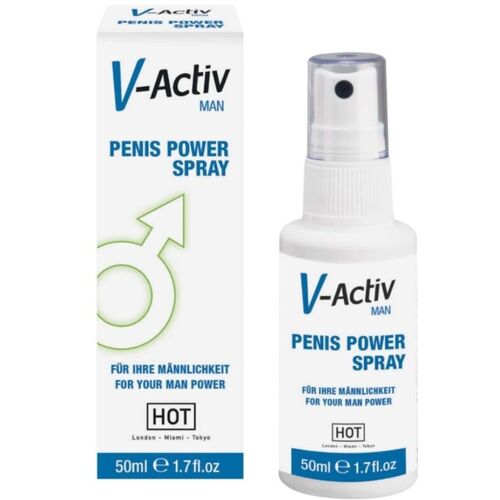 HEISS - V-ACTIV PENIS POWER SPRAY MÄNNER 50ML