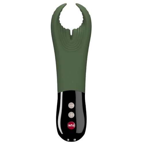 FUN FACTORY - MANTA MASTURBADOR VIBRADOR DEEP MOSS GREEN & NEGRO