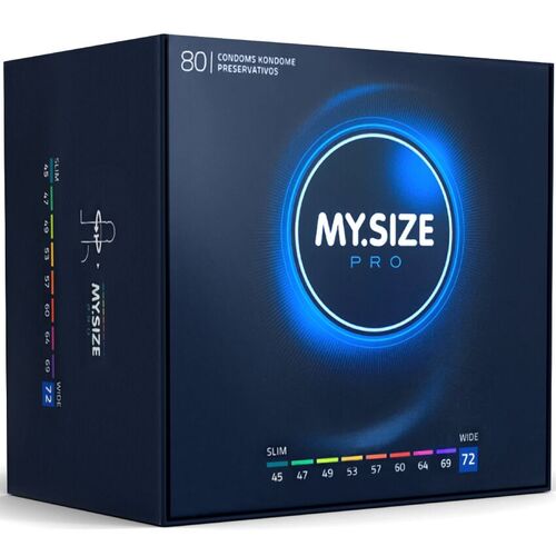 MY SIZE - PRO CONDOMS 72 MM 80 UNITS