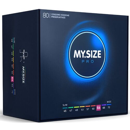 MY SIZE - PRO CONDOMS 64 MM 80 UNITS