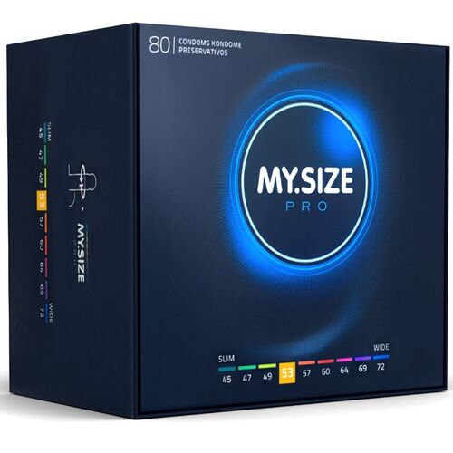 MY SIZE - PRO CONDOMS 53 MM 80 UNITS