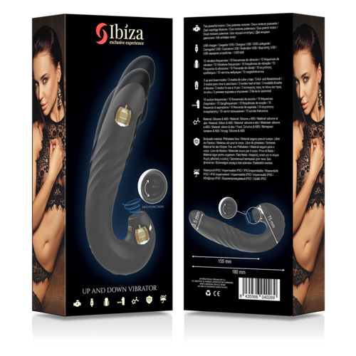 IBIZA - CLIP UP & DOWN + VIBRATEUR + VENTOUSE CLITORIS