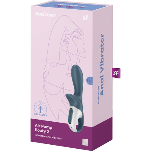 SATISFYER - LUFTPUMPE BOOTY 2 DUNKELGRAU