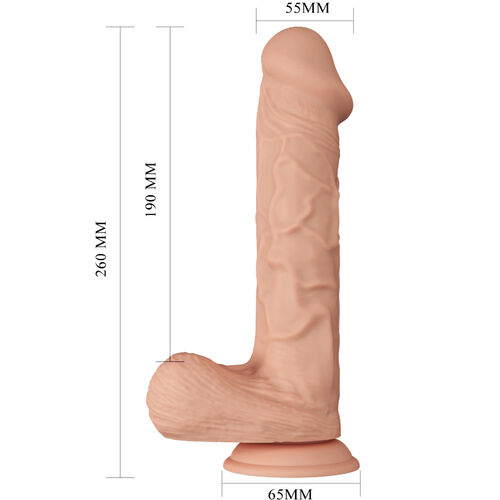 BAILE - SCHÖNE BEGEGNUNG BERGRRISI FLEXIBLER REALISTISCHER DILDO 26 CM NATÜRLICH