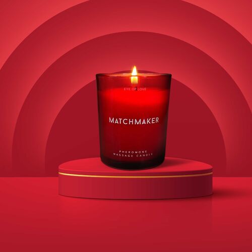 EYE OF LOVE - MATCHMAKER CANDELA DA MASSAGGIO CON DIAMANTE ROSSO ATTRACT HIM 150 ML