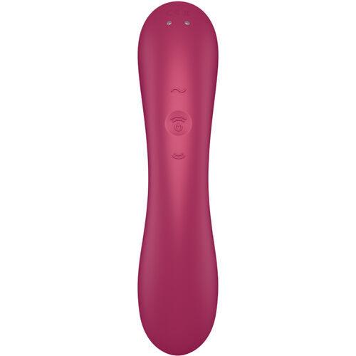 SATISFYER - CURVE TRINITY 1 AIR PULSE VIBRATION VERMELHO