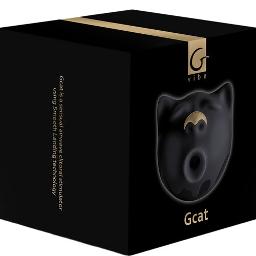 G-VIBE - GCAT MYSTIC SUCCIONADOR DE CLÍTORIS NEGRO