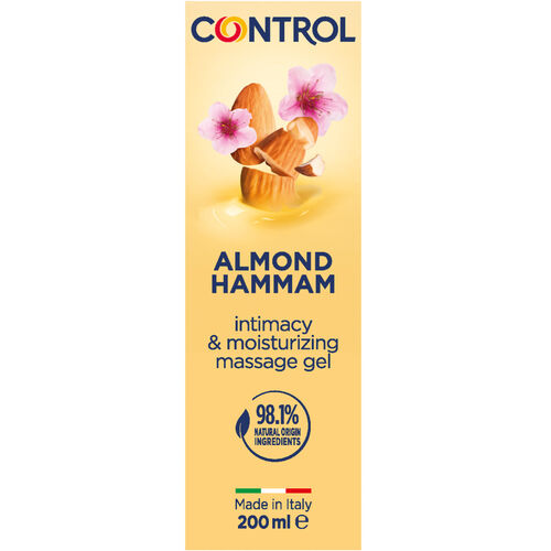 CONTROL - GEL DE MASSAGE HAMMAM AUX AMANDES 3 EN 1 200 ML