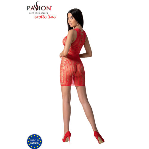 PASSION - BS097 RED BODYSTOCKING ONE SIZE