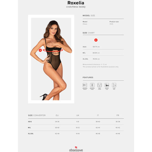 OBSESSIVE - ROXELIA SCHRITTLOSER TEDDY XS/S