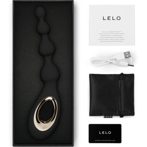 LELO - SORAYA BEADS BLACK ANAL MASSAGER