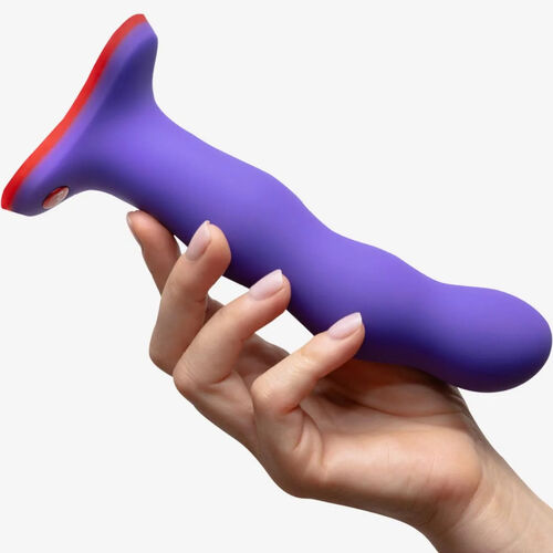 FUN FACTORY - BOUNCER DILDO MORADO