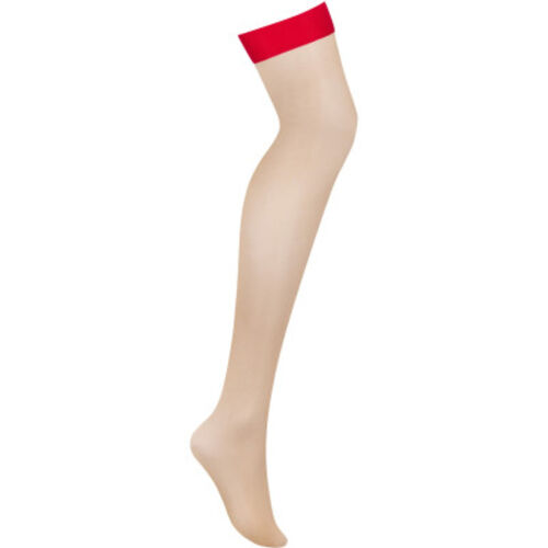 OBSESSIVE - S814 ROTE STRUMPFHOSE S/M