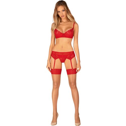 OBSESSIVE - INGRIDIA SET DREITEILIG ROT M/L