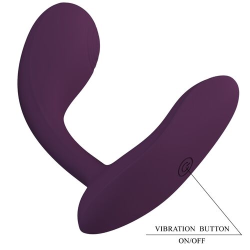 PRETTY LOVE - BAIRD G-SPOT 12 VIBRAZIONI RICARICABILE APP LILA