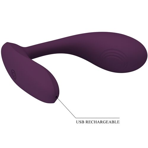 PRETTY LOVE - BAIRD G-SPOT 12 VIBRAZIONI RICARICABILE APP LILA