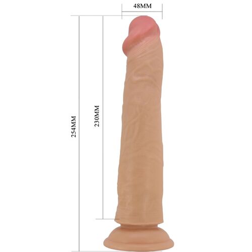 PRETTY LOVE - SHARIFE DILDO REALISTICO 25 CM CARNE