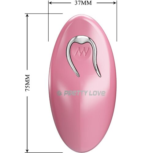 PRETTY LOVE - MORSETTI PER CAPEZZOLI CAILEY 10 VIBRAZIONI TELECOMANDO ROSA