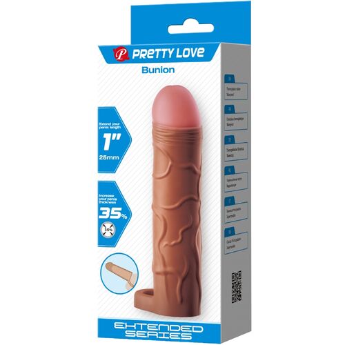 PRETTY LOVE - GUAINA PER PENE BUNION CON ESTENSIONE 2,5 CM MULATTO