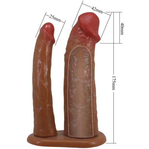 PRETTY LOVE - SLIP KEAVEN HARNESS UNIVERSALE E COMODO DOPPIO DILDO