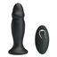 MR PLAY - ANALSTECKER MIT VIBRATION, SCHWARZE FERNBEDIENUNG